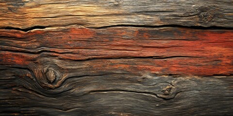 Naklejka premium Natural wood texture background showcasing rich colors, designed in a vintage style, highlighting the beauty of wood texture and its unique characteristics in this artistic presentation.