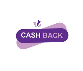 Cash back icon Colorful Money refund signs. cashback banner collection. Return of money from purchases. Promotion badges for your business. 
