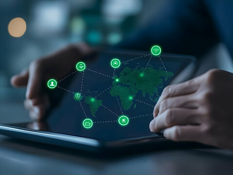 Global Network Illustration