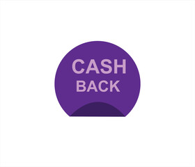 Cash back icon Colorful Money refund signs. cashback banner collection. Return of money from purchases. Promotion badges for your business. 