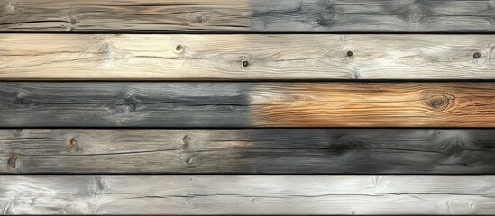 Rustic Wooden Planks: A Textured Background of Varied Tones and Shades