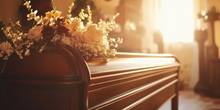 Funeral casket and coffin play a significant role in honoring a loved one during a farewell, marking the moment of goodbye as we reflect on the life of the deceased.