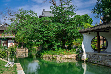 old bridge in the park