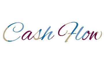 the word cash how on colorful cartoon paper