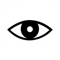 Obraz premium eye icon on white background