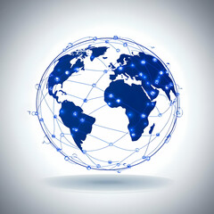 Global Network Illustration