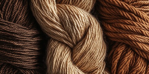 Yarn material texture showcasing intricate patterns and details, providing a versatile space for text. Discover the unique beauty of yarn material in various applications.