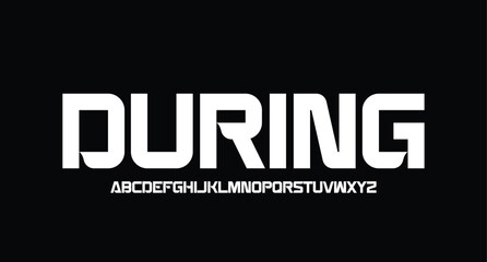 Sport Modern Italic Alphabet Font. Typography urban style fonts for technology, digital, movie logo design. vector illustration
