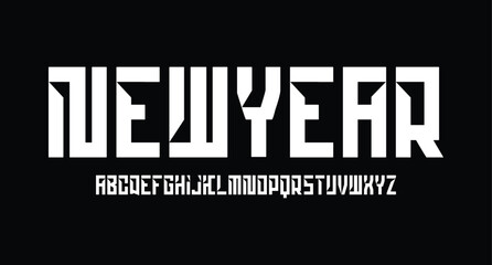 Abstract digital modern alphabet fonts. Typography technology electronic dance music future creative font. vector illustration
