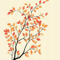 Obraz premium Autumn Leaves Artwork for Seasonal Decor