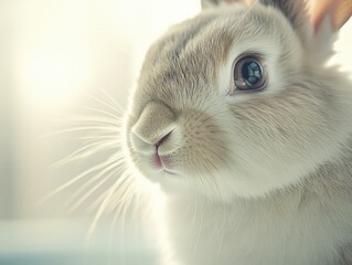 Obraz premium close up of a cute rabbit