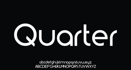 Abstract Fashion font alphabet. Minimal modern urban fonts for logo, brand etc. Typography typeface uppercase lowercase and number. vector illustration
