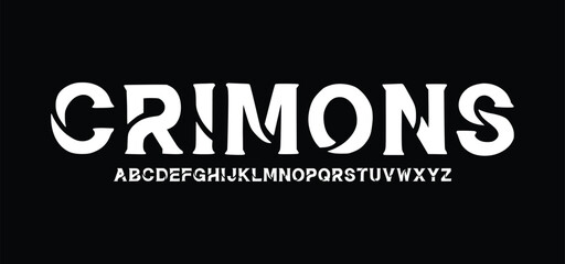 Abstract modern urban alphabet fonts. Typography sport, technology, fashion, digital, future creative logo font.
