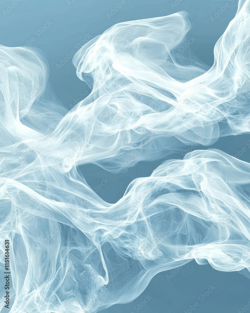 Poster delicate wispy clouds in high resolution nature scene textured background serene environment aesthet
