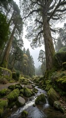 Fototapeta premium river in the forest