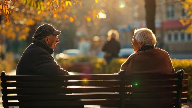 Aging population and loneliness intervention, elderly person socializing