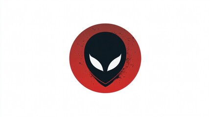 Unique Alien Sign 2D Vector Illustration for Creative Projects