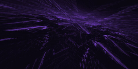 the black background with an abstract pattern resembles a spiral galaxy with twisting lights