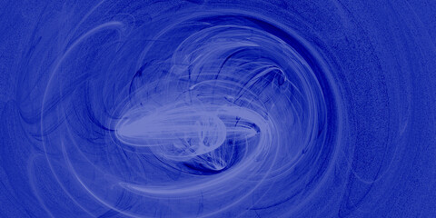 the black background with an abstract pattern resembles a spiral galaxy with twisting lights