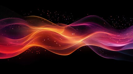 Obraz premium digital lines creating an energetic, high tech design. Generative AI