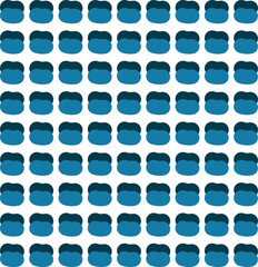Texture in the form of repeating double colored spots, similar to clouds.