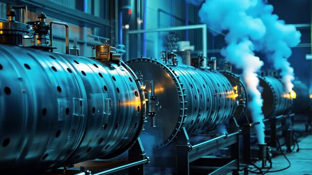 Hyperbaric welding process, high-pressure equipment in lab