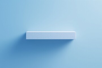 a minimalist blank search bar centered on a soft pastel blue background, symbolizing clean and intuitive web design.