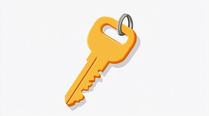 Professional Car Key Icon Vector Design Isolated on White Background