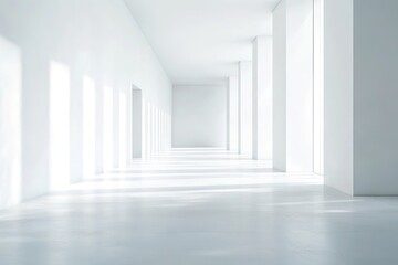 empty real estate property on white background with copy space perfect for showcasing property listings