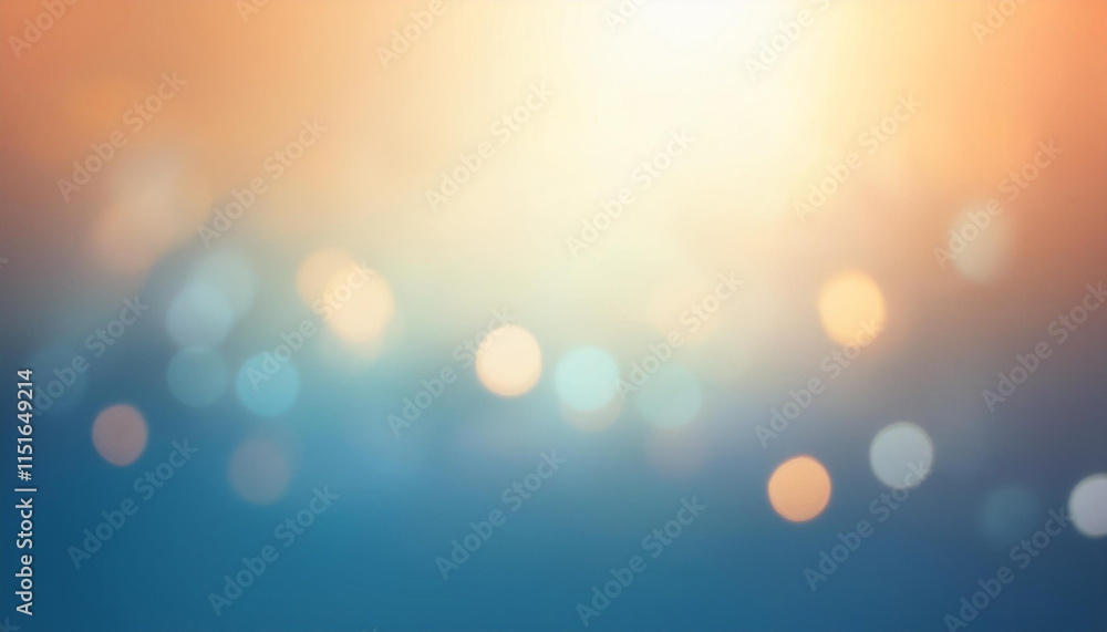 Poster light flare filter. blur glow overlay. sunlight reflection. bokeh radiance. defocused blue white ora