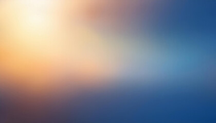Naklejka premium Light flare filter. Blur glow overlay. Sunlight reflection. Bokeh radiance. Defocused blue white orange color gradient texture abstract background.