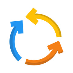 Cycle Arrow Vector Icon