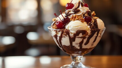 Indulge in this decadent dessert.