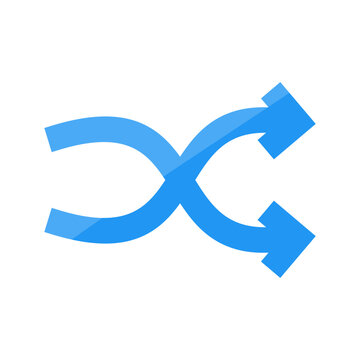 Shuffle Vector Icon