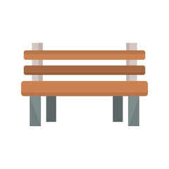 Wooden Bench Vector Icon