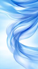 A blue and white abstract background with wavy lines