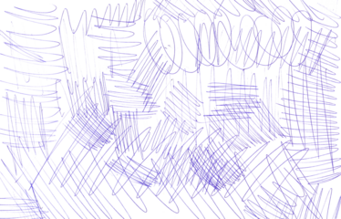 Hand draw lines, hatching ballpoint pen, scribble isolated on white, clipping path