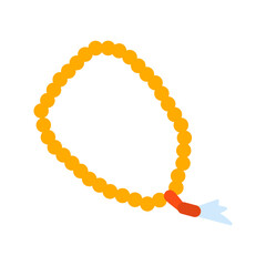 Obraz premium Prayer Beads Vector Icon