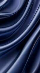Fototapeta premium A close up of a dark blue fabric background