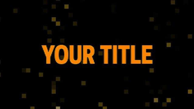 Digital Pixels Animated Title Intro