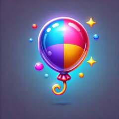 abstract background with balloons
