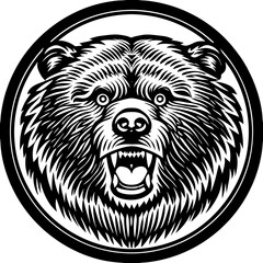 illustration of a bear silhouette 