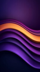 Obraz premium A purple and orange abstract background with wavy lines