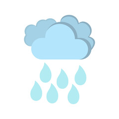 Light Rain Vector Icon