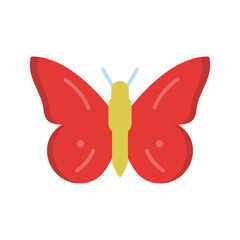 Butterfly Flying Vector Icon