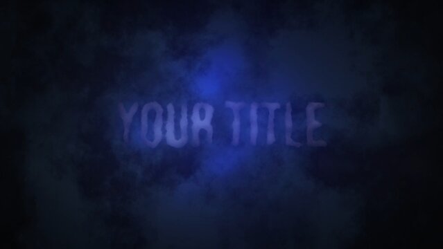 Dark Stormy Thunderclouds Title Intro