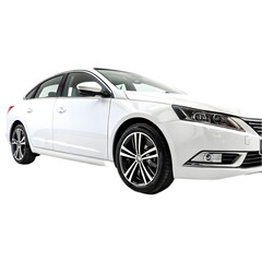 Fototapeta premium modern car on white background