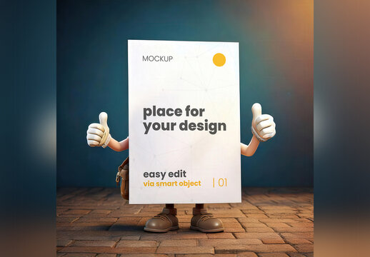 Page Mockup as Creature Character Explorer Thumbs up