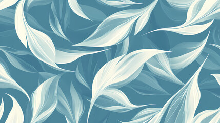 Abstract zephyr shapes on blue seamless background, elegant, simplicity, dynamic, subtle, patterned. zephyrine. illustration. Zephyrous. Illustration