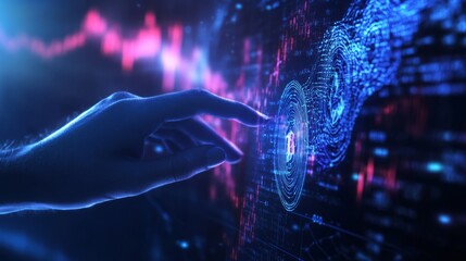 Hand Tapping to Pay with Bitcoin Technology